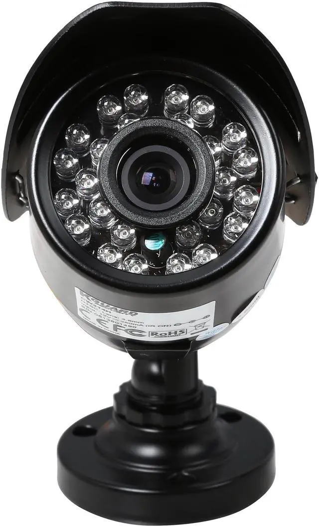 Alt view image 7 of 11 - KGuard NS801-4CW214H-500G 8 Channel H.264 DVR Surveillance DIY System, CCD Sensor, Night Vision, Outdoor Housing Camera, 500GB HDD Included