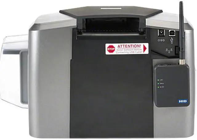 Alt view image 4 of 4 - Fargo 50020 DTC1250e Dye Sublimation/Thermal Transfer ID Card Single-Sided Printer
