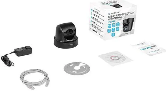 Alt view image 2 of 2 - Amcrest ProHD Indoor WiFi PTZ (4X Optical Zoom) 1080P Wireless IP Camera, 98ft Night Vision, Pan/Tilt/4x Motorized Zoom, Wide 116° Viewing Angle, 2-Megapixel (1920TVL), Sentinel Wi-Fi, IP2M-846 Black