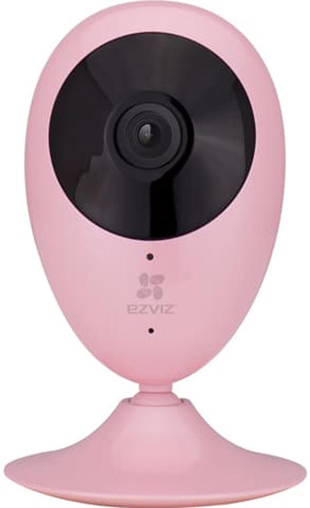 EZVIZ Mini O HD 720p Wi-Fi Smart Indoor Home Video Monitoring Security  Camera, Works with Alexa, Baby Monitor, Nanny Cam - Pink 