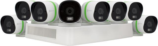 EZVIZ Smart Home 1536p HD (3MP) Security Camera System, 4 Weatherproof HD  1536p Cameras, 8 Channel DVR 1TB HDD