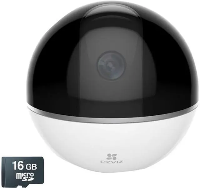 Main image of EZVIZ Mini 360 Plus HD 1080p Pan, Tilt, Zoom Indoor Home Security Camera, 16GB Micro SD Included (EZMIN360PLSG16)