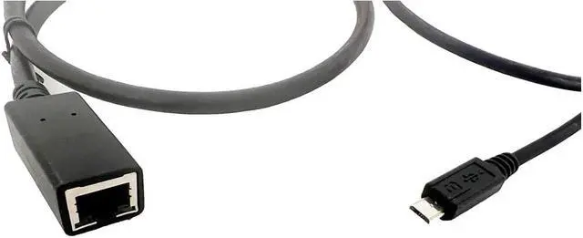 Alt view image 3 of 4 - Portsmith PSA1UB1E-E Encapsulated USB Micro B Client to Ethernet Adapter