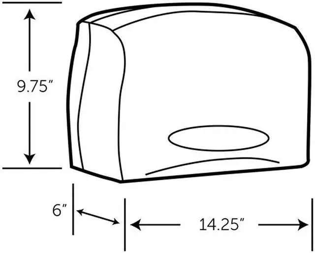 Alt view image 6 of 6 - Scott Pro Coreless Jumbo Roll Tissue Dispenser