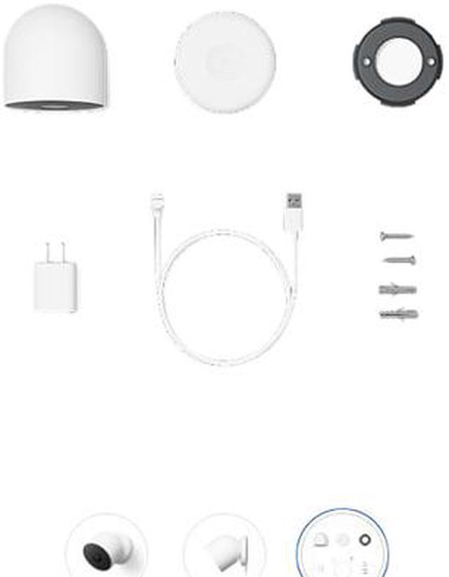 Google Nest GA01317-US Camera Battery Outdoor/Indoor 2-Way Talk