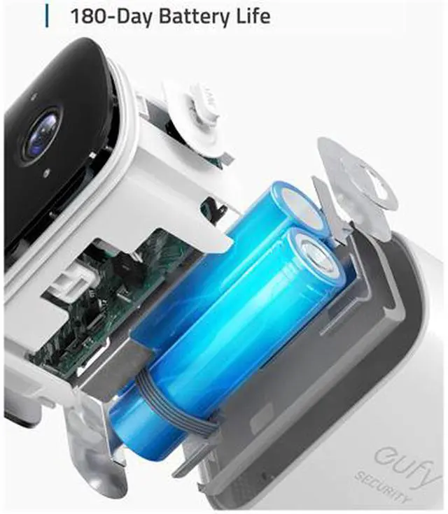 Alt view image 2 of 5 - Eufy Security eufyCam 2C Wireless Home Security Add-on Camera, Requires HomeBase 2, 180-Day Battery Life, HD 1080p, No Monthly Fee