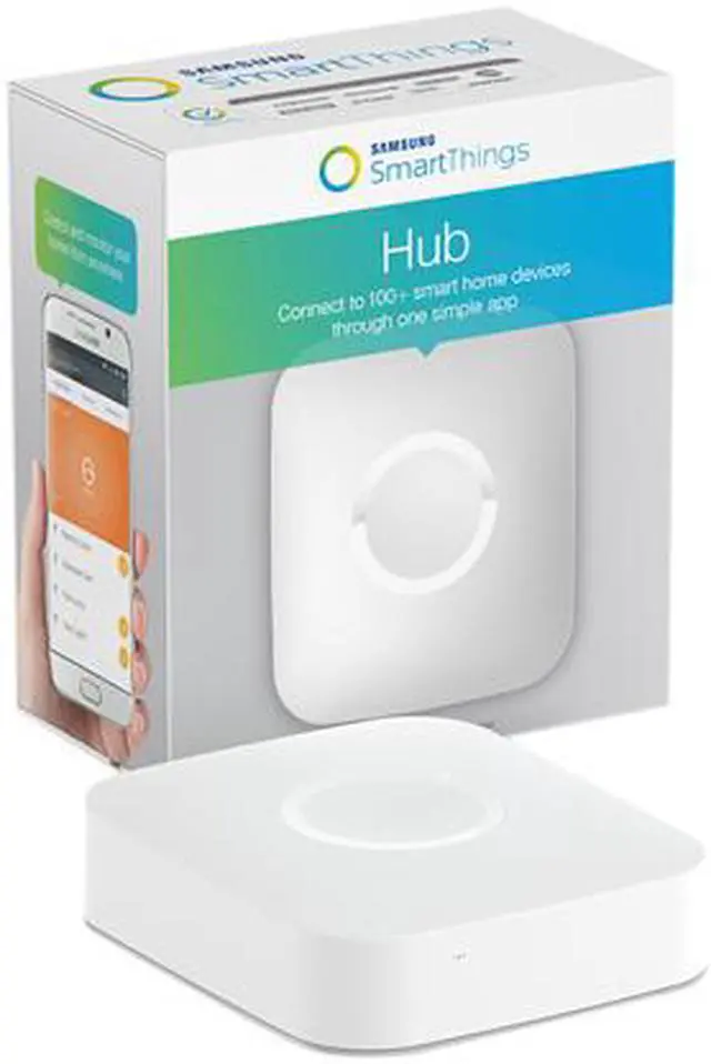 Alt view image 6 of 7 - Samsung SmartThings Hub, 2nd Generation. Compatible with Google Home and Alexa Echo (F-HUB-US-2)