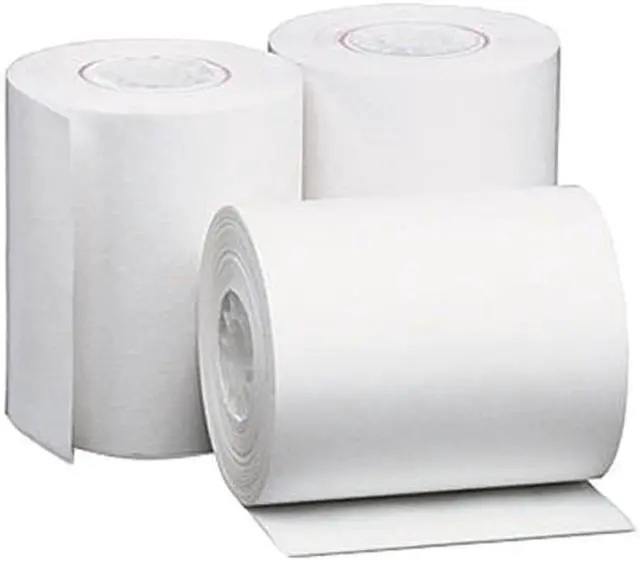 Main image of Universal UNV35760 Single-Ply Thermal Paper Rolls, 2 1/4" x 80 ft, White - 1 Carton (50 Rolls)