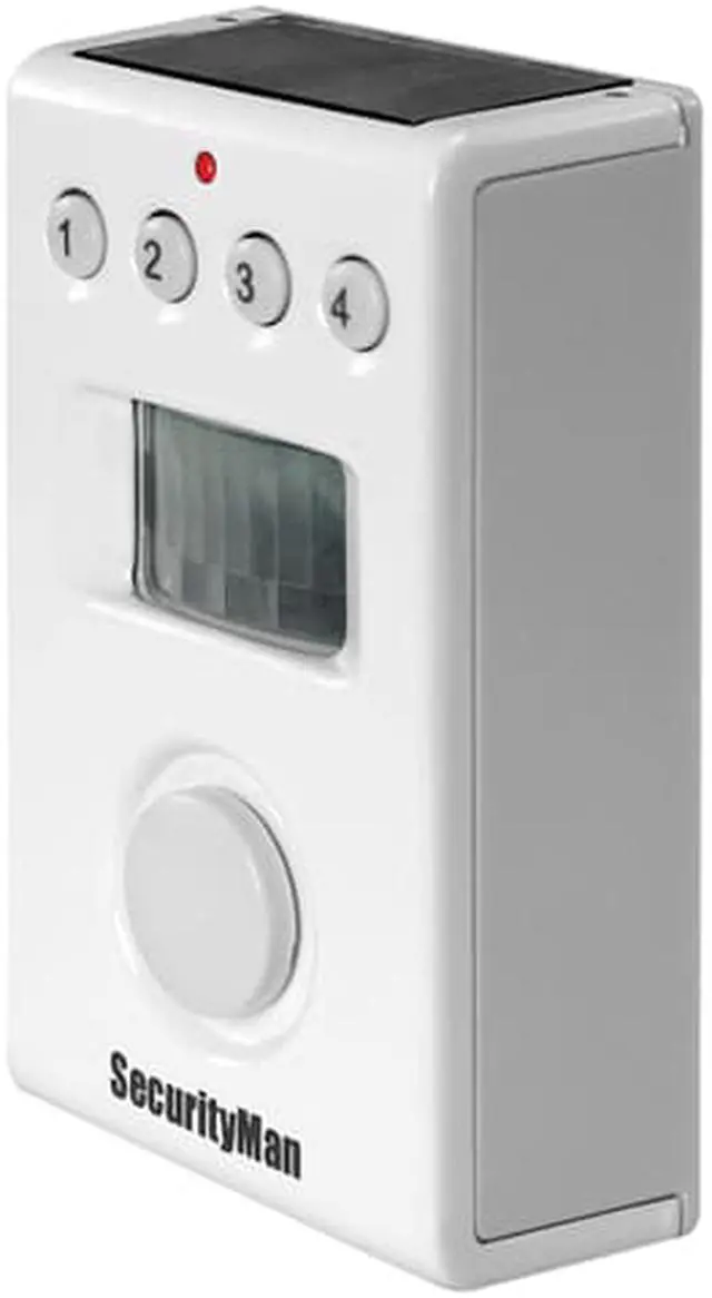 Main image of SecurityMan SOLARPIR Indoor motion detection alarm system with solar panel White