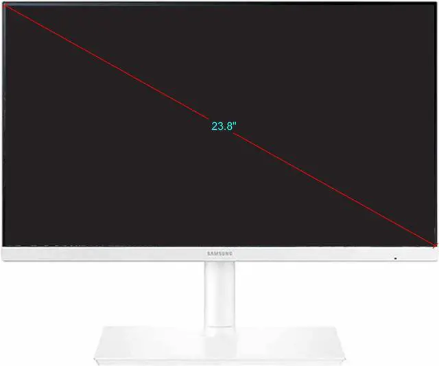 Alt view image 2 of 8 - Samsung S24H851QFN 24" (23.8" viewable) 2560 x 1440 60 Hz WQHD 16:9 5 ms PLS Monitor - White, with USB-C, HDMI, DisplayPort
