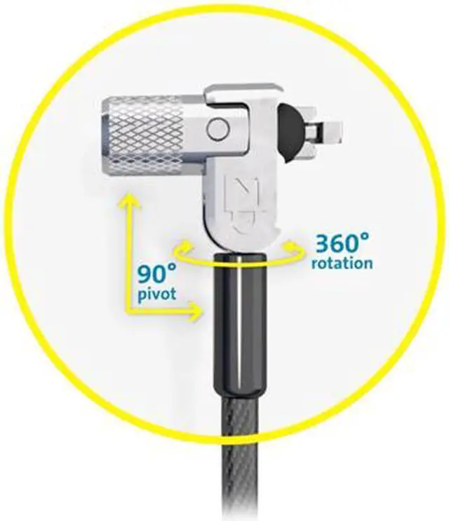 Alt view image 4 of 5 - Kensington MicroSaver 2.0 Portable Keyed Laptop Lock - Security cable - 1.83 m