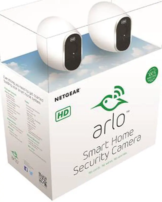 Alt view image 5 of 5 - NETGEAR Arlo Smart Security System - 2 HD Wire-Free Camera, Indoor / Outdoor with Night Vision (VMS3230-100PAS)