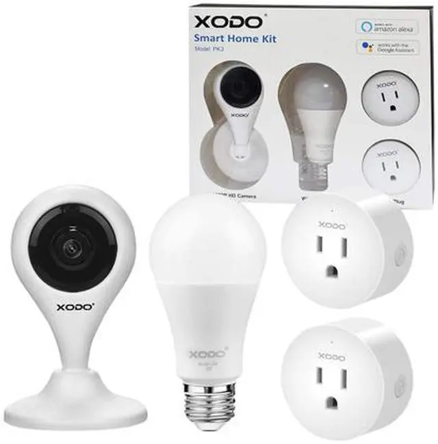 Alt view image 7 of 7 - XODO PK3 Smart Home Package - Easy Install WiFi Security Surveillance Smart System - Schedule Timer / Night Vision / Automate Home / Group Control - App Controlled Works with Alexa and Google Home Assistant