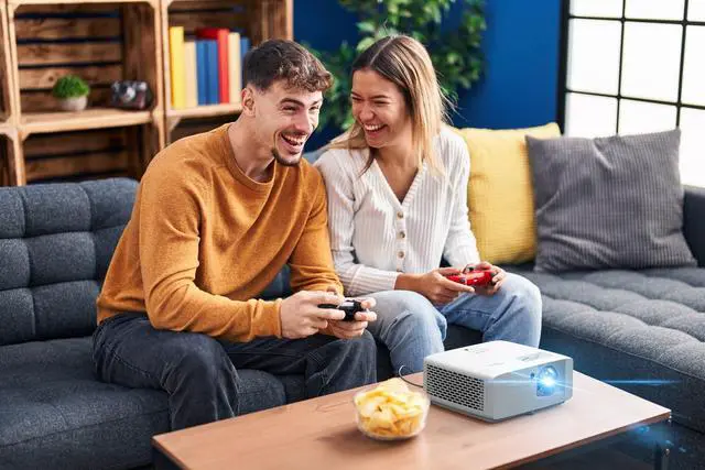 Alt view image 14 of 14 - Optoma GT2000HDR Full HD 1080p resolution Gaming and Home Entertainment Projector | 3,500 Lumens for Lights-On Viewing