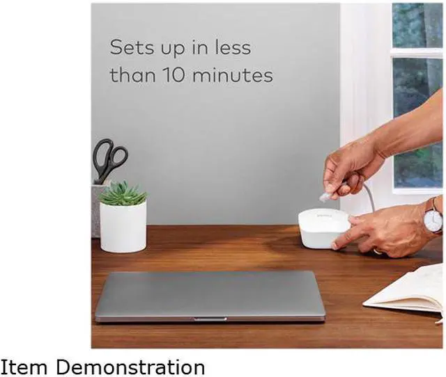 Alt view image 3 of 5 - Amazon eero mesh WiFi system - router replacement for whole-home coverage (3-pack)
