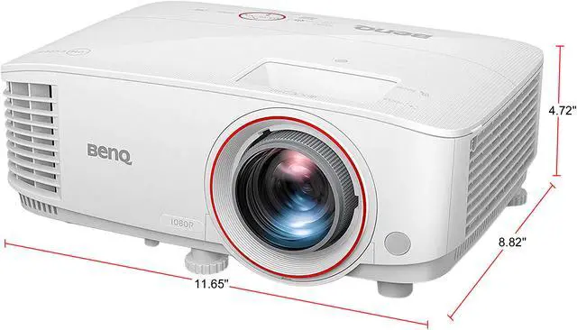 BenQ 1080P ホワイトプロジェクター TH671ST（吊下器具付！） BenQ TH671ST Full HD Short Throw Golf Simulator Projector