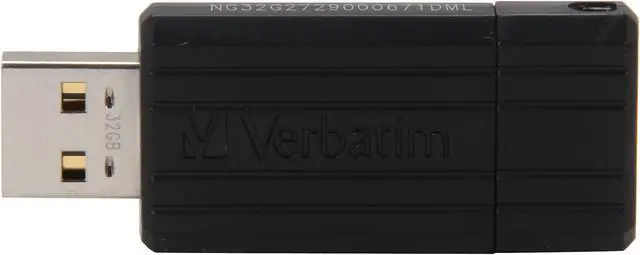 Alt view image 2 of 5 - Verbatim Pinstripe 32GB USB 2.0 Flash Drive 49064