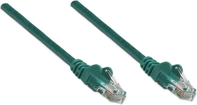 Alt view image 2 of 5 - Intellinet Network Cable, Cat5e, UTP, RJ45 Male / RJ45 Male, 14 ft., Green