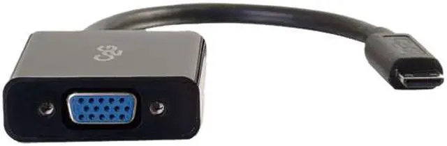 Alt view image 2 of 6 - C2g Mini Hdmi To Vga Adapter - Mini Hdmi To Vga Converter - Male To Female