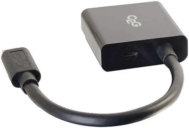 Alt view image 3 of 6 - C2g Mini Hdmi To Vga Adapter - Mini Hdmi To Vga Converter - Male To Female