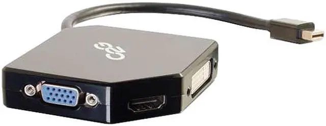 Alt view image 2 of 4 - C2g Mini Displayport To Hdmi Dvi Or Vga Adapter Converter