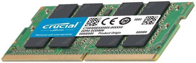 Crucial 16 GB (2 x8 GB) DDR4 2400 (PC4 19200) 260-Pin SO-DIMM Laptop  Speicher 8G