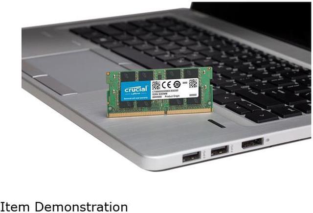 Alt view image 5 of 6 - Crucial 16GB Kit (8GBx2) DDR4 2400 MT/S (PC4-19200) SR x8 SODIMM 260-Pin Memory - CT2K8G4SFS824A