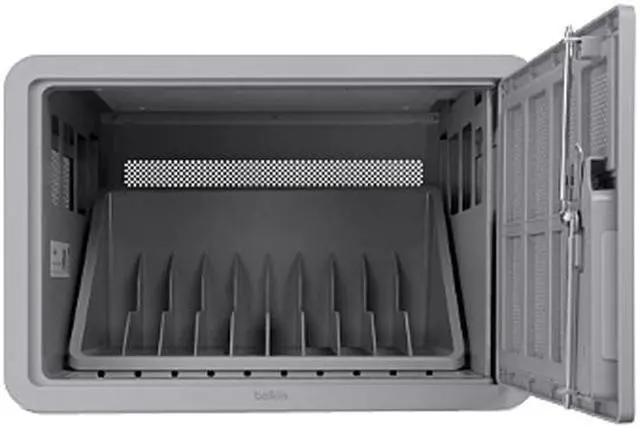 Alt view image 3 of 6 - Belkin B2B117 Secure and Charge Lockable Cabinet - 17.5" w x 18.8" d x 11.9" h