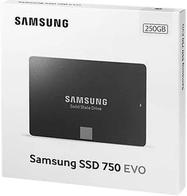 Alt view image 7 of 7 - Samsung 250GB 750 EVO SSD SATA III 2.5" MZ-750250BW
