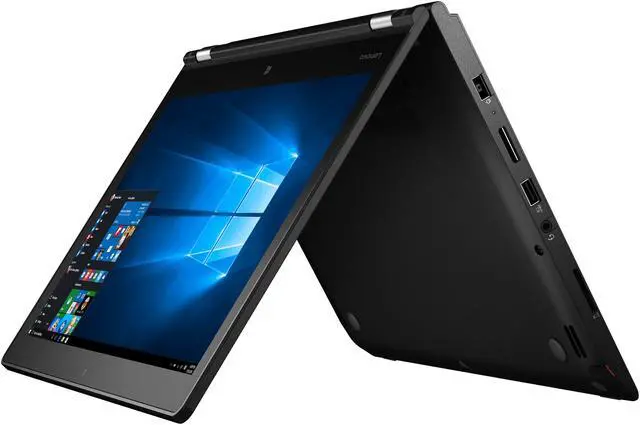 Alt view image 2 of 20 - Lenovo ThinkPad P40 Yoga 20GQ000BUS Intel Core i7 6th Gen 6500U (2.50 GHz) 8 GB Memory 256 GB SSD 14" Touchscreen 1920 x 1080 2-in-1 Laptop Windows 10 Pro 64-Bit