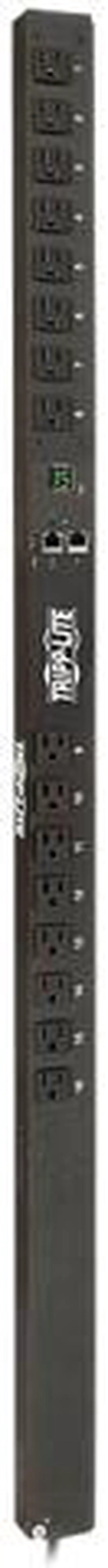 Main image of Tripp Lite 1.4kW Single-Phase Monitored PDU with LX Platform Interface, 120V Outlets (16 5-15R), 10 ft. Cord w/5-15P Plug, 0U, TAA (PDUMNV15LX)