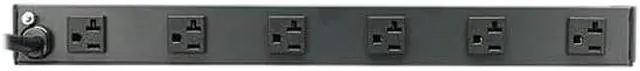 Alt view image 2 of 5 - TRIPP LITE POWER STRIP 19IN 1U 20AMP RACKMOUNT