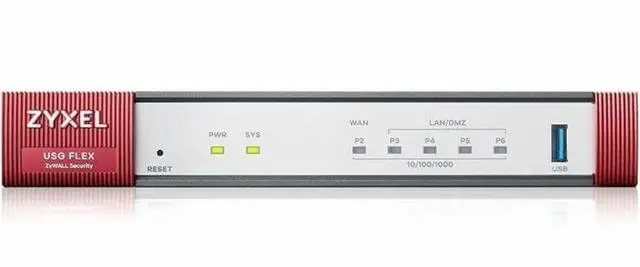 Alt view image 4 of 4 - ZyXEL ZyWALL USG FLEX 100 Network Security/Firewall Appliance