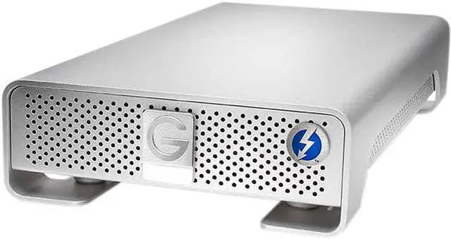 Main image of G-Technology G-DRIVE 6TB USB 3.0 / Thunderbolt Desktop External Hard Drive 0G04023 Silver