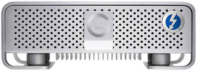 Alt view image 2 of 5 - G-Technology G-DRIVE 6TB USB 3.0 / Thunderbolt Desktop External Hard Drive 0G04023 Silver
