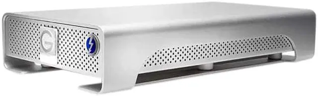 Alt view image 4 of 5 - G-Technology G-DRIVE 6TB USB 3.0 / Thunderbolt Desktop External Hard Drive 0G04023 Silver