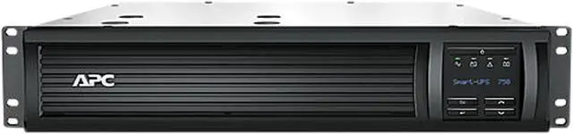 Alt view image 3 of 4 - APC SMT750RM2UC 750 VA 500 Watts 120V 6 Outlets Pure Sinewave Smart-UPS with SmartConnect (Replaces SMT750RM2U)
