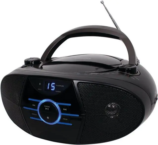 Main image of Jensen CD-560 Portable Bluetooth Stereo CD Player with AM/FM Stereo Radio - Black