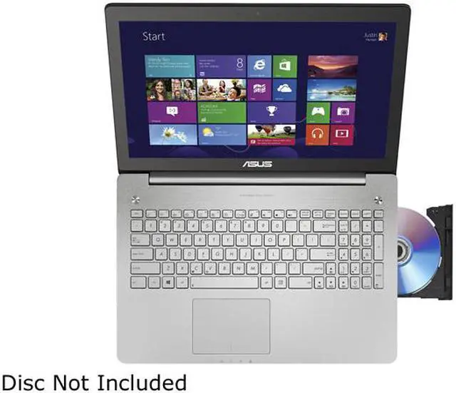 Alt view image 3 of 6 - ASUS - 15.6" NVIDIA GeForce GTX 950M - Intel Core i7-4720HQ  - 8GB Memory - - Windows 8.1 64-Bit - Laptop - IPS (N550JX-DS71T )
