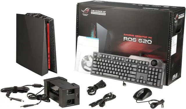 Alt view image 6 of 6 - ASUS ROG G20BM-US005S AMD FX-770K 3.5 GHz 8 GB DDR3 2 TB HDD AMD Radeon R9 270 2 GB GDDR5 Windows 8.1 64-Bit