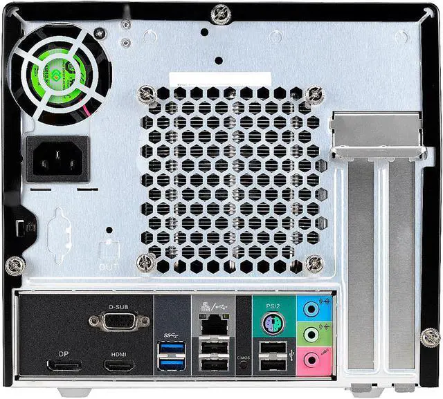 Alt view image 5 of 6 - Shuttle XPC Cube SH110R4 Intel Socket LGA1151 Intel H110 1 x HDMI Barebone Systems