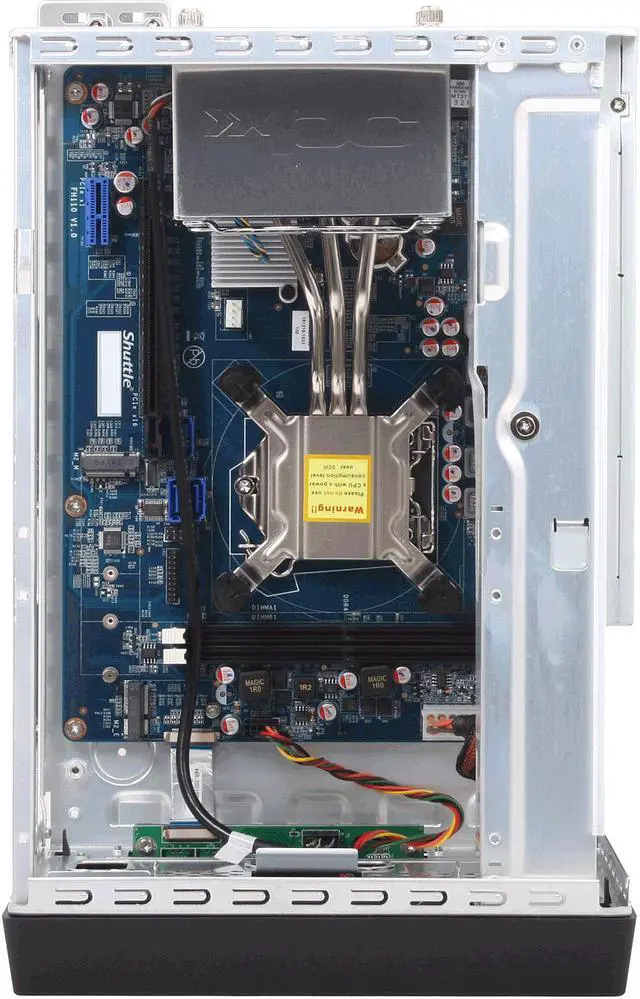 Alt view image 3 of 6 - Shuttle XPC Cube SH110R4 Intel Socket LGA1151 Intel H110 1 x HDMI Barebone Systems