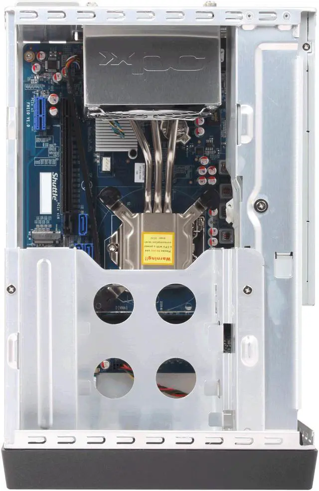 Alt view image 4 of 6 - Shuttle XPC Cube SH110R4 Intel Socket LGA1151 Intel H110 1 x HDMI Barebone Systems