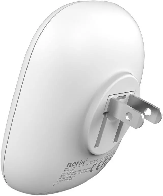 Alt view image 4 of 5 - Netis E1+ WHITE 300 Mbps Wireless N Range Extender, White Color
