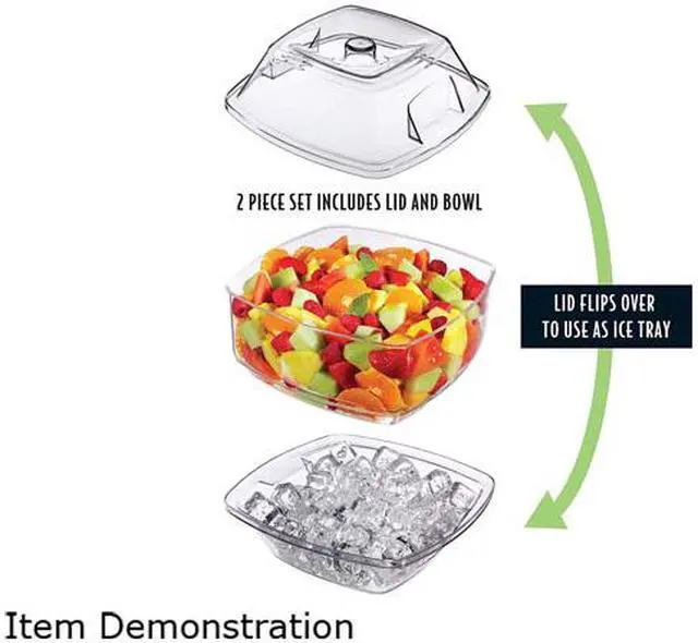 Main image of PRODYNE SB10 FLIP LID SALAD ON ICE SERVING BOWL 6 QUART
