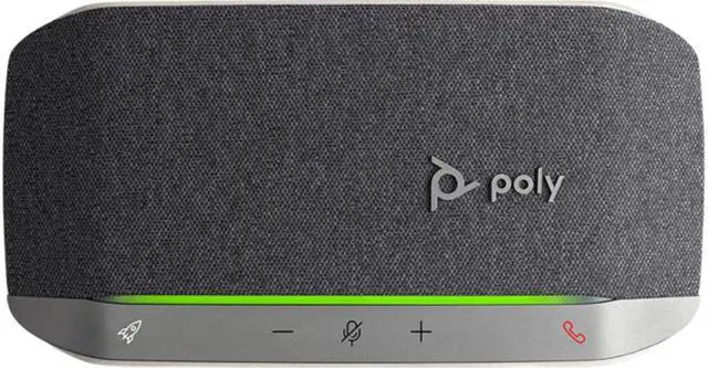 Main image of Poly - Sync 20 Bluetooth/USB-A Speakerphone - Personal Portable Speakerphone - Noise & Echo Reduction - Connect to Cell Phones via Bluetooth or Computers via USB-A Cable - Works with Teams, Zoom