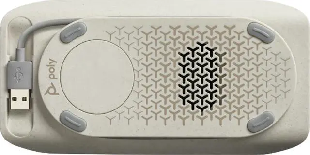 Alt view image 4 of 4 - Poly - Sync 20 Bluetooth/USB-A Speakerphone - Personal Portable Speakerphone - Noise & Echo Reduction - Connect to Cell Phones via Bluetooth or Computers via USB-A Cable - Works with Teams, Zoom