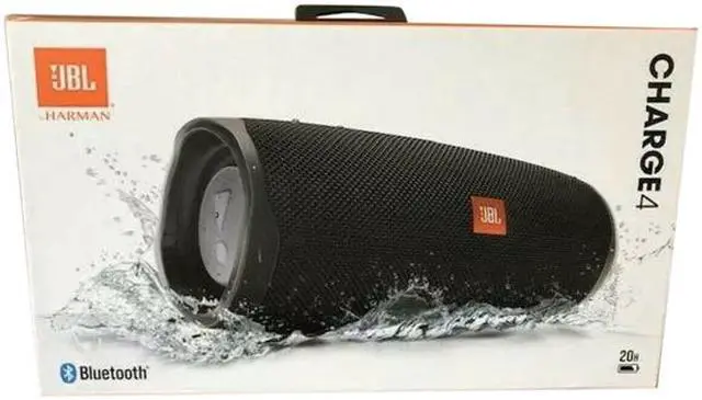 Alt view image 10 of 10 - JBL Charge 4 Portable Bluetooth Speaker (Black)