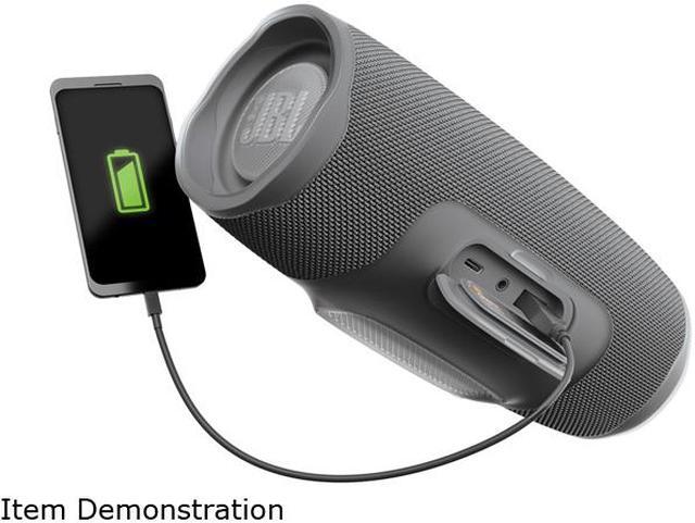 Alt view image 6 of 7 - JBL Charge 4 Portable Waterproof Wireless Bluetooth Speaker (Grey)