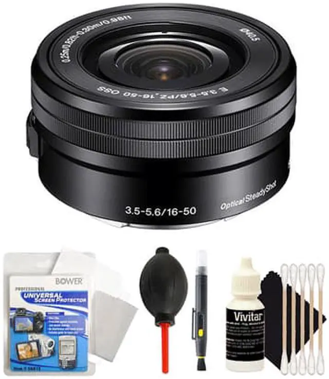 Alt view image 6 of 6 - Sony E PZ 16-50mm f/3.5-5.6 OSS Lens with Top Accessory Kit